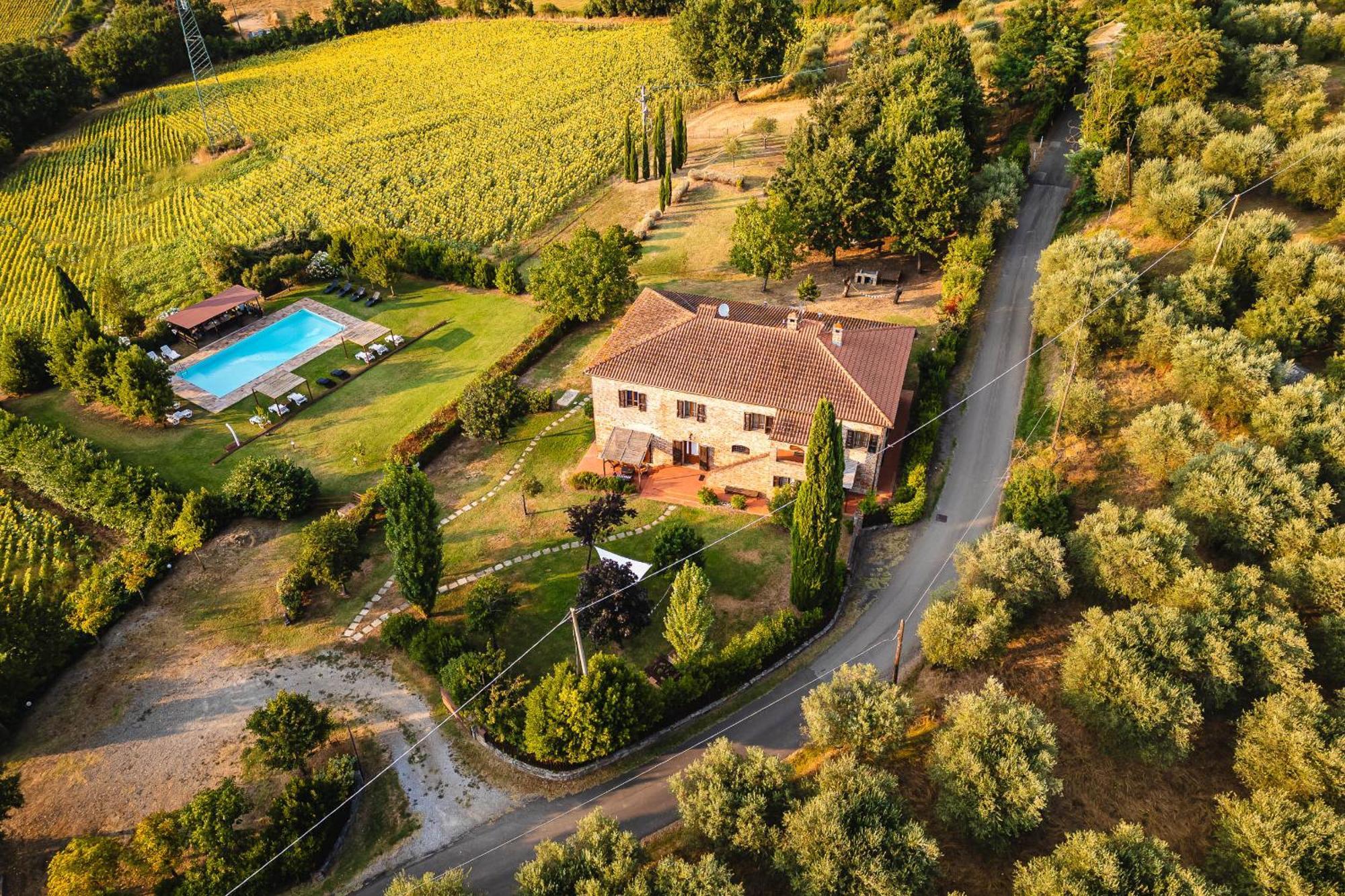 Villa Le Belle Giornate Foiano Della Chiana Eksteriør billede