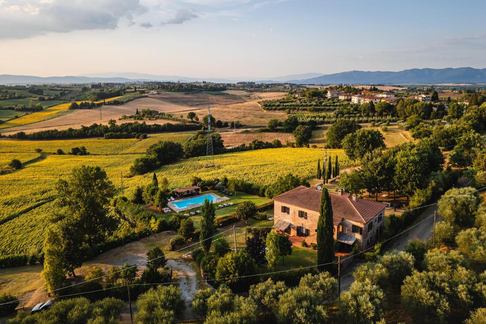 Villa Le Belle Giornate Foiano Della Chiana Eksteriør billede